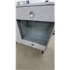Image 5 : Mid-Century Modern White Cracked Ice Laminate Kitchen Cabinet With Chrome Trim, Circa 1940s-1950s