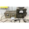 Image 1 : Stark Model TA-1 Vohmaster Vacuum Tube Voltmeter and Heathkit Battery Eliminator