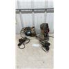 Image 1 : Bosch 500 SCE Electronic Jigsaw, Craftsman Router, and Soldering Gun and Glue Gun