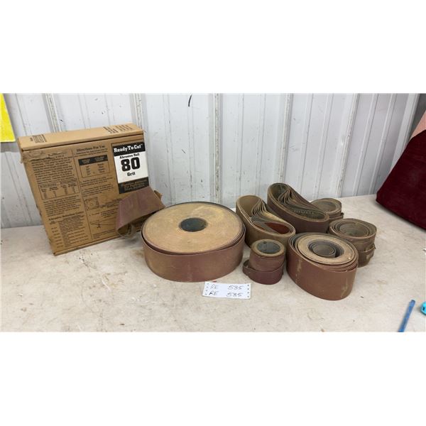 Performax Ready-To-Cut 80 Grit Abrasive Roll for Drum Sanders and More Sanding Belts