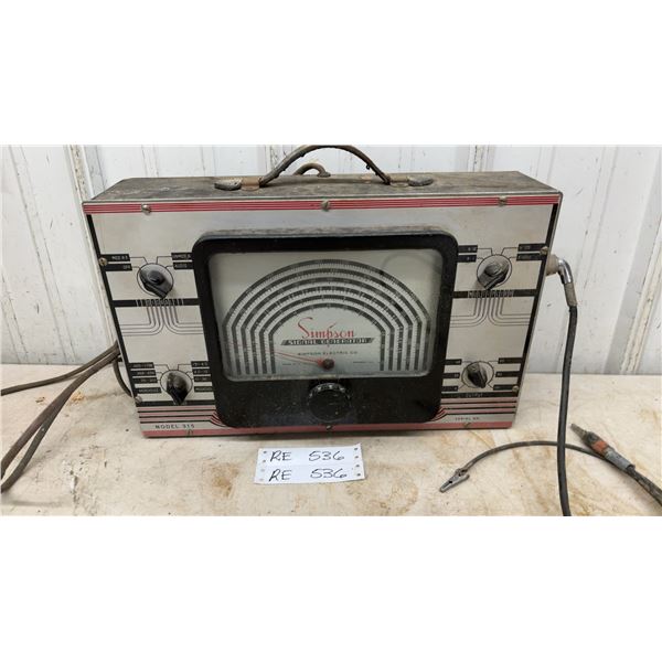 Simpson Electric Company Model 315 Signal Generator, Made in Chicago, Illinois, USA