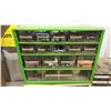 Image 2 : Small Parts Storage Cabinets With Assorted Hardware, Screws, and More