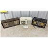 Image 1 : Vintage AM Clock Radios: Philco Full Feature, GE C408, and Silvertone 5006, 1950s-1960s