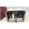 Image 12 : Three Vintage Radios: Marconi Clock Radio Model 322, Red Bakelite General Electric and More