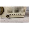 Image 3 : Three Vintage Radios: Marconi Clock Radio Model 322, Red Bakelite General Electric and More