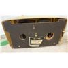 Image 5 : Three Vintage Radios: Marconi Clock Radio Model 322, Red Bakelite General Electric and More