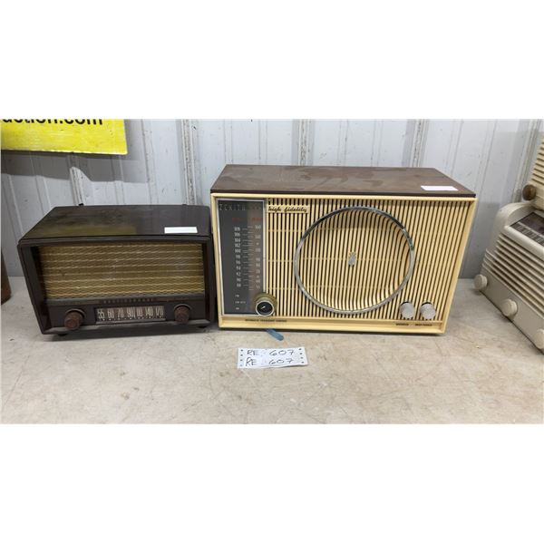 Zenith High Fidelity AM/FM Radio & Westinghouse AM Radio
