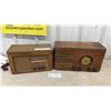 Image 1 : 2 Vintage Wooden Tube Radios; 1947 Westinghouse Model 579 and RCA 85-TA