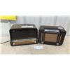 Image 1 : 1950/51 General Electric Model 402 Broadcast Radio and Rogers Majestic Bakelite Tube Radio