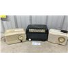 Image 1 : Three Vintage Radios: 1949-50 GE C751, Black Radio w/ 550-1600 kHz Dial, & Northern Electric