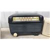 Image 4 : Three Vintage Radios: 1949-50 GE C751, Black Radio w/ 550-1600 kHz Dial, & Northern Electric