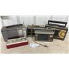 Image 1 : Vintage Radios: Plata Voyager 14 Transistor, Sanyo Deluxe, Sony Super Sensitive 8 Transistor