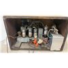 Image 5 : 1941/42 Marconi Model 213 Wood Tube Radio, Converted to Electric, and RCA Victor Tube Radio