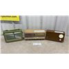 Image 1 : Vintage RCA Victor Portable Radio, Nivico 611J-36 All Transistor Radio, and RCA Tube Radio