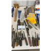 Image 4 : Assortment of Hammers, Screwdrivers, Chisels, Files, Putty Knives, Venus Drawing Set and More