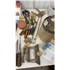 Image 6 : Assortment of Hammers, Screwdrivers, Chisels, Files, Putty Knives, Venus Drawing Set and More