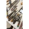 Image 9 : Assortment of Hammers, Screwdrivers, Chisels, Files, Putty Knives, Venus Drawing Set and More