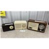 Image 1 : Lot of 3 Vintage Tube Radios: 1955 Airline GSL-1615A, 1947-48 Admiral 5R1, 1970 Eaton's Minerva
