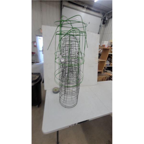 Tomato Cages, Green-Coated and Galvanized, Various Sizes