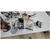 Image 2 : Assorted Metal Garden Decor Including Butterfly Stakes, Lantern, Birdcage, Flowers, and More