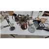 Image 4 : Assorted Metal Garden Decor Including Butterfly Stakes, Lantern, Birdcage, Flowers, and More