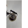 Image 4 : Antique Two-Tone Stoneware Crock with Bail Handle and Cast Iron Griffin Wall Sconce
