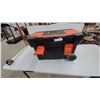 Image 1 : Stanley 24" Mobile Tool Box with Wheels, Retractable Handle, and Removable Interior Tray