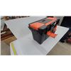 Image 3 : Stanley 24" Mobile Tool Box with Wheels, Retractable Handle, and Removable Interior Tray
