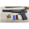 Image 2 : Two Kejiao Moxing M1911 Foam Dart Toy Pistols with Faux Suppressor, Shell Casings, and More, 14+