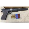 Image 3 : 2 Colt M1911 Style Foam Ejection Toy Blaster with Suppressor, Ages 14
