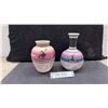 Image 1 : Two Signed Navajo Pottery Vases, Tallest. 8"