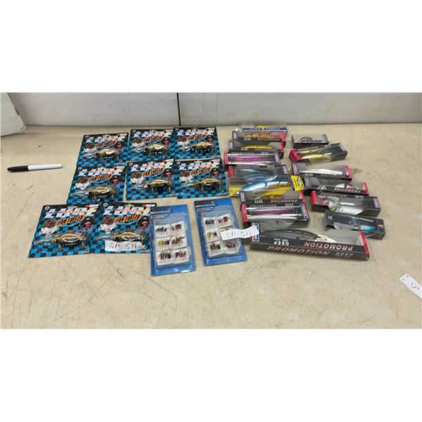 NASCAR 200 MPH Crank Bait Fan Fueler Lures, Yoshikawa Promotion Deep Lures, & More