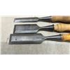 Image 4 : 10 Vintage Erik Anton Berg Sweden Carving Lathe Chisels