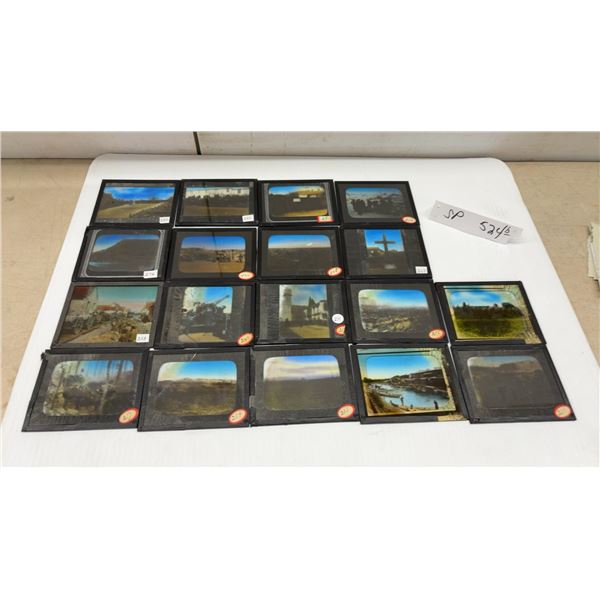 18 World War I Original Action Glass Slides, Vimy Ridge Belgium & France. 1919-19