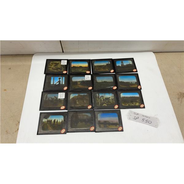 WW1 Original Action Glass Slides, Vimy Ridge Belgium and France, Lt. Colonel A.M.