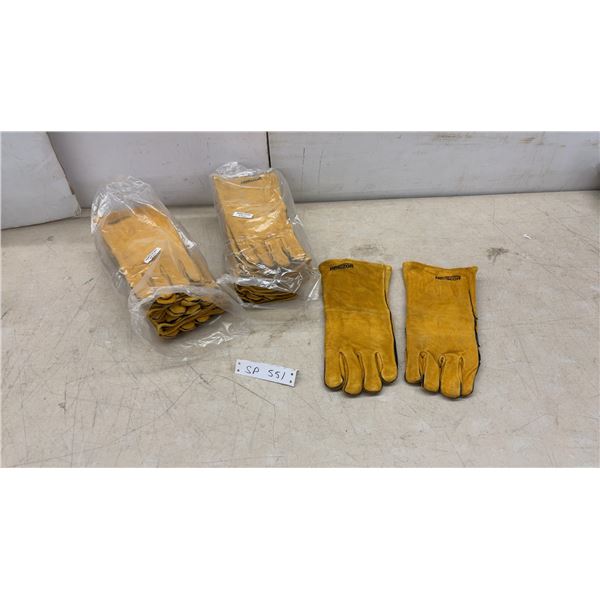 12 New Horizon Leather Work Gloves