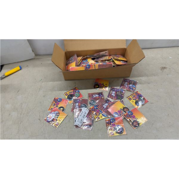 100 Sealed Packages 1994 Pogs & Slammers