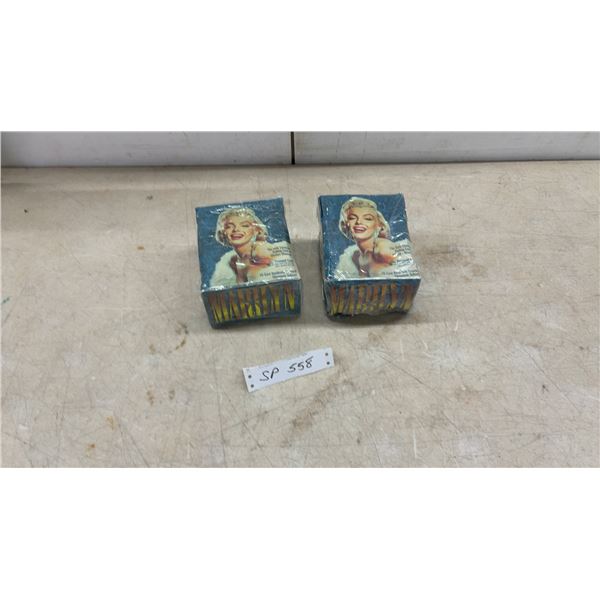 1993 Sports Time Marilyn Monroe Licensed Trading Cards, 2 Factory Sealed Boxes