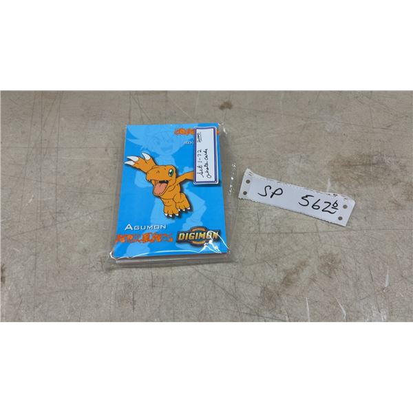 2000 Panini Digimon Digital Monsters Photo Cards Complete Set 1-72 Featuring Agumon
