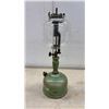 Image 2 : Vintage Coleman 168K Gas Table Lamp With Original Glass Globe & Leaf Shade, Circa 1930s ( Shade