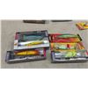 Image 3 : Lot of 20+ New Fishing Lures: Yoshikawa Promotion Deep, Firstma, Red Wolf, Johnson Slim Fish