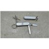 Image 4 : 100 New Stainless Steel Multi-Tool Pocket Knife Keychains