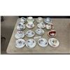 Image 1 : Collection of 20+ Porcelain & Bone China Tea Cups & Saucers