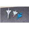 Image 5 : 9 Vintage Die-Cast Jets, Mostly Matchbox: Concorde, Air France, & Military Jets
