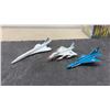 Image 6 : 9 Vintage Die-Cast Jets, Mostly Matchbox: Concorde, Air France, & Military Jets