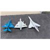 Image 7 : 9 Vintage Die-Cast Jets, Mostly Matchbox: Concorde, Air France, & Military Jets