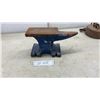Image 1 : 24 Pound Anvil, Blue Painted Cast Iron, 11" Long