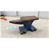 Image 3 : 24 Pound Anvil, Blue Painted Cast Iron, 11" Long