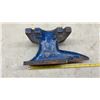 Image 4 : 24 Pound Anvil, Blue Painted Cast Iron, 11" Long