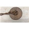 Image 2 : 25 Pound Cast Iron Horse Tether Weight with Chain